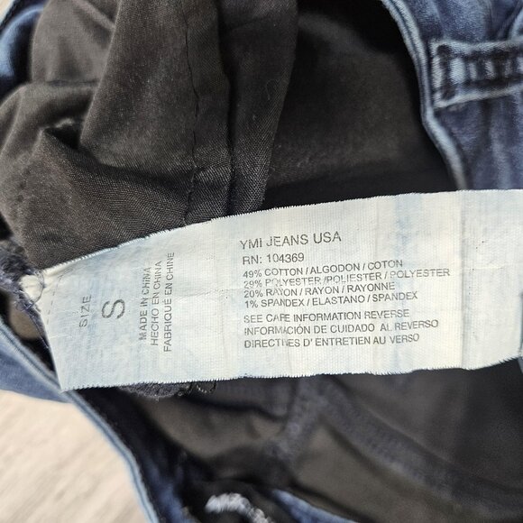 YMI Hyperdenim Jeans Womens Small Blue Skinny Mid Rise Stretch Denim Pants - Picture 6 of 11